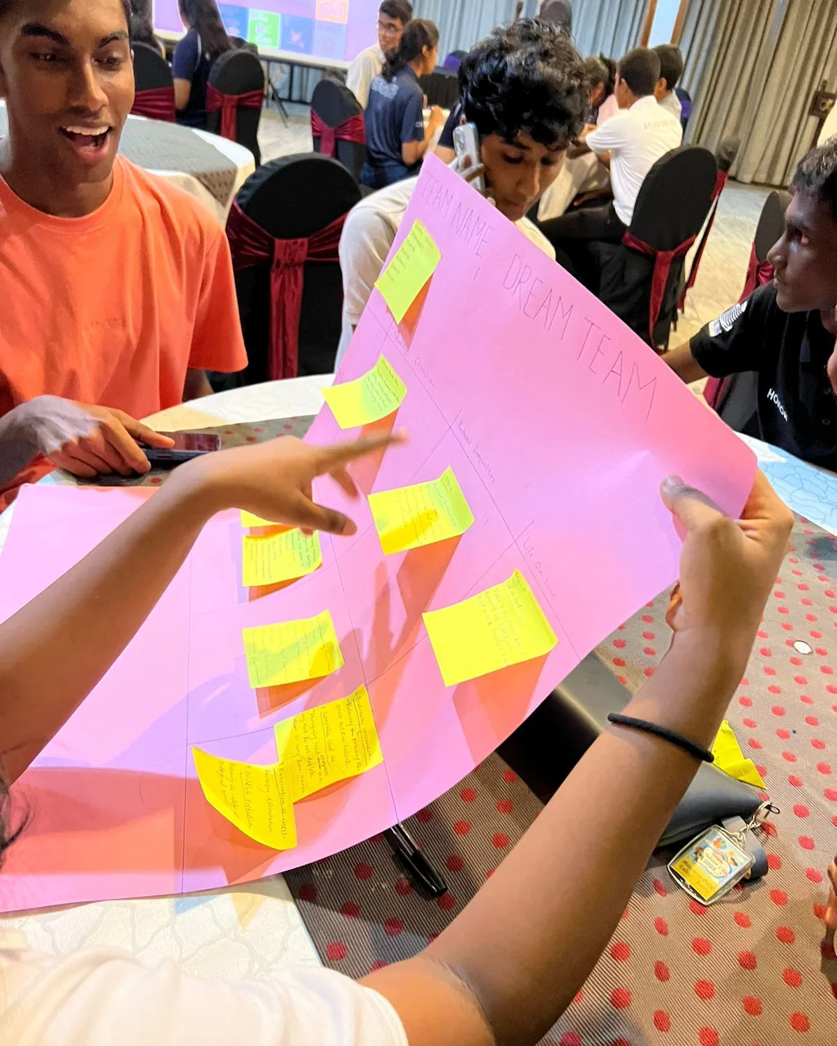Participants working together during a CuteFela programme