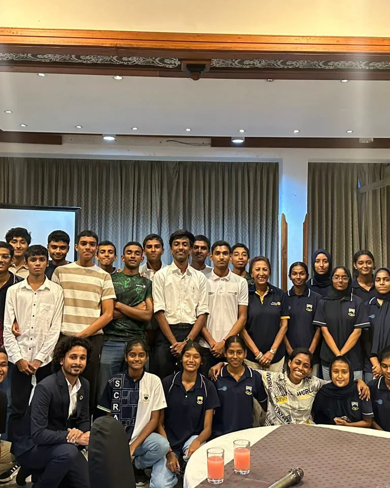 Participants and facilitators gathered after a youth programme